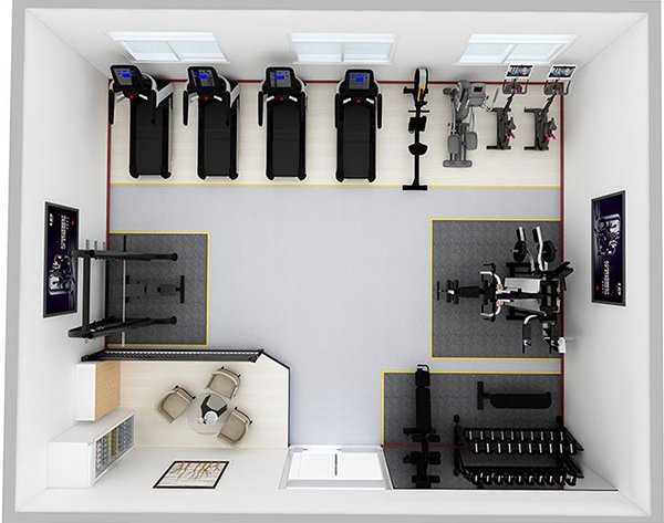 80平方健身房配置方案-广西leyu.乐鱼体育健身器材有限公司 80平方健身房配置方案-广西leyu.乐鱼体育健身器材有限公司